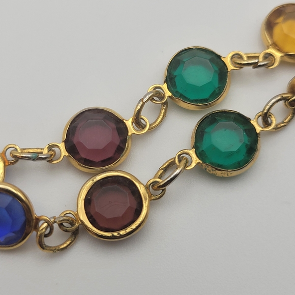 Crystals by Bellagio USA Multicolor Gemstone Necklace 34" - Picture 2 of 16